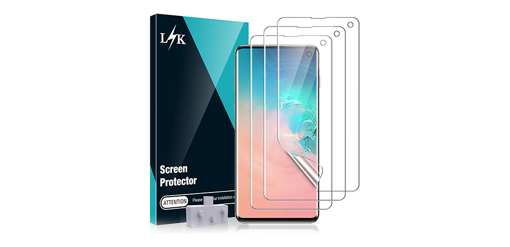 3 Pack LK Screen Protector Compatible for Samsung Galaxy S10, New Version