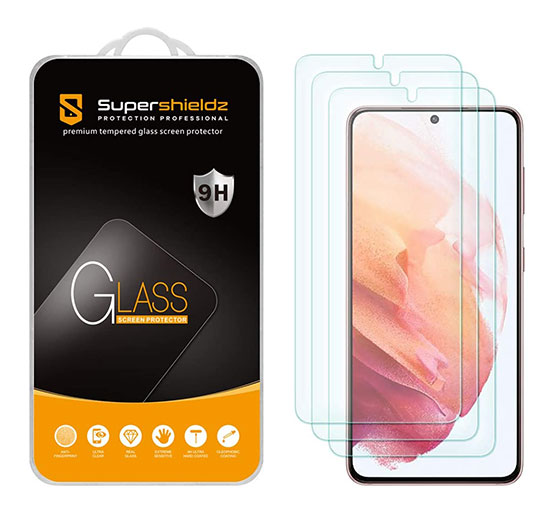 Supershieldz Designed for Samsung Galaxy S21 5G Tempered Glass 