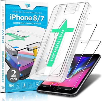 Power Theory iPhone 8 tempered glass