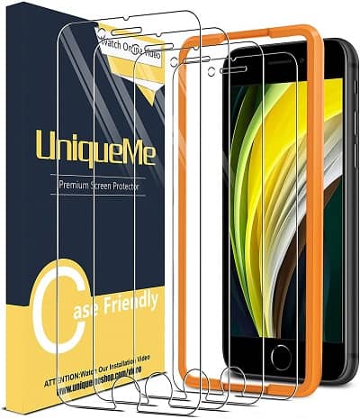 UniqueMe iPhone SE 2020 / iPhone 8,  iPhone 7, iPhone 6, iPhone 6s Tempered Glass,  