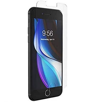 ZAGG InvisibleShield – High-Definition Tempered Glass for Apple iPhone SE