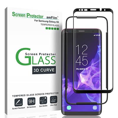 amFilm Samsung Galaxy S9 screen protector