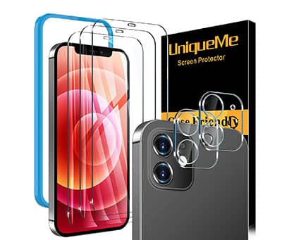 UniqueMe iPhone 12 mini back protector with screen guard