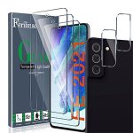 Ferilinso Samsung Galaxy S21 FE 5G Screen Protector with Camera Lens Protector