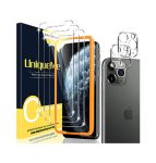 UniqueMe Camera Lens Protector and Screen Protector Compatible with iPhone 11 Pro Max