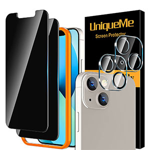 UniqueMe iPhone 13 mini privacy screen protector