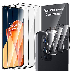 6 Pack LK Screen Protector with Tempered Glass Camera Lens Protector