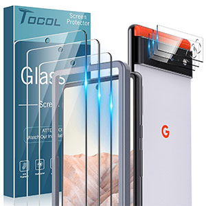 TOCOL pixel 6 screen protector tempered glass