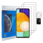 SYITOOCK Tempered Glass Screen Protector with Camera Lens Protector