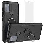 Asuwish Moto G50 Case and Tempered Glass Screen Protector