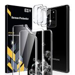 EGV Flexible TPU Screen Protector with Tempered Glass Camera Lens Protector