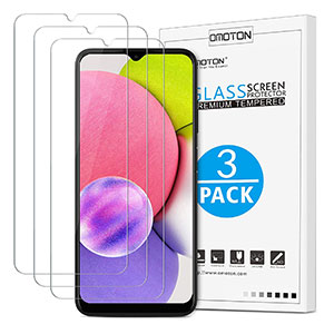 OMOTON Samsung A03s tempered glass