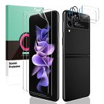 TOCOL Inside TPU Screen Protector + 2 Pack Screen Protector + Tempered Glass Camera Lens Protector