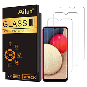 Ailun Samsung A02s tempered glass