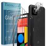 TOCOL Tempered Glass Screen Protector and Tempered Glass Camera Lens Protector