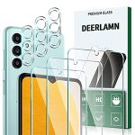 DEERLAMN Screen Protector with Camera Lens Protector