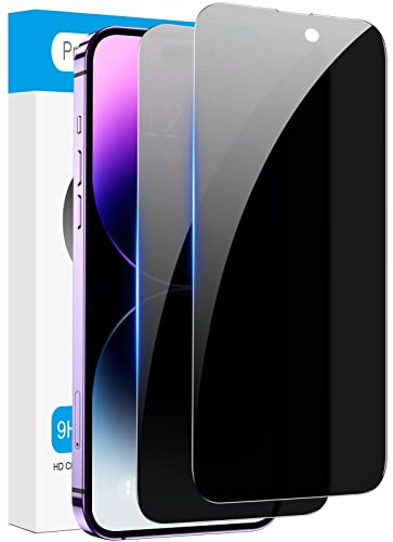 Fotbor 2 Pellicole Privacy Per IPhone 13 Pro Max – Vetro Temperato Anti-spia 9H Con Cornice Di Installazione