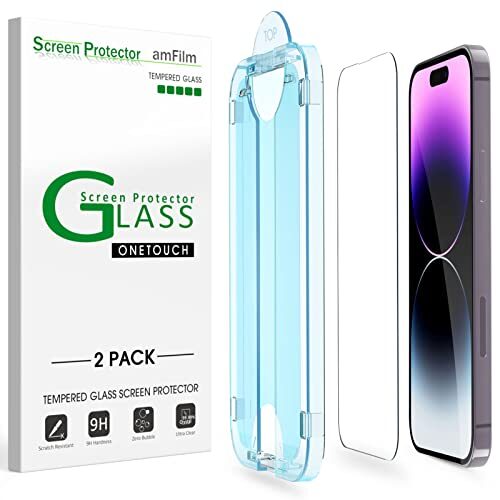Best amFilm Screen Protector for iPhone 14 Pro (6.1 Inch)