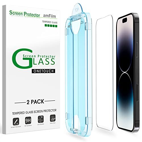 amFilm iPhone 14 Pro Max Screen Protector [Best Value]