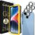 iVoler Screen Protector for iPhone 14 with Camera Lens Protector