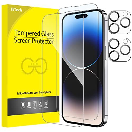 Best iPhone 14 Pro JETech Screen Protector with Camera Lens Protector