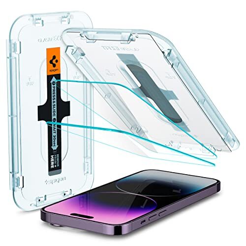 Best Spigen Screen Protector for iPhone 14 Pro Max – Case Friendly Tempered Glass